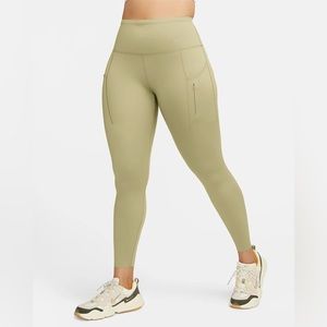 Nike Go Firm-Support High-Waisted 7/8 Leggings with Pockets